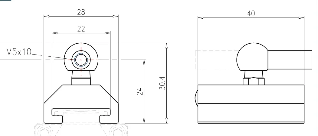 BTL5-F-2814-1S, BAM014H Spot Positioning Magnetblock-Wegsleiter