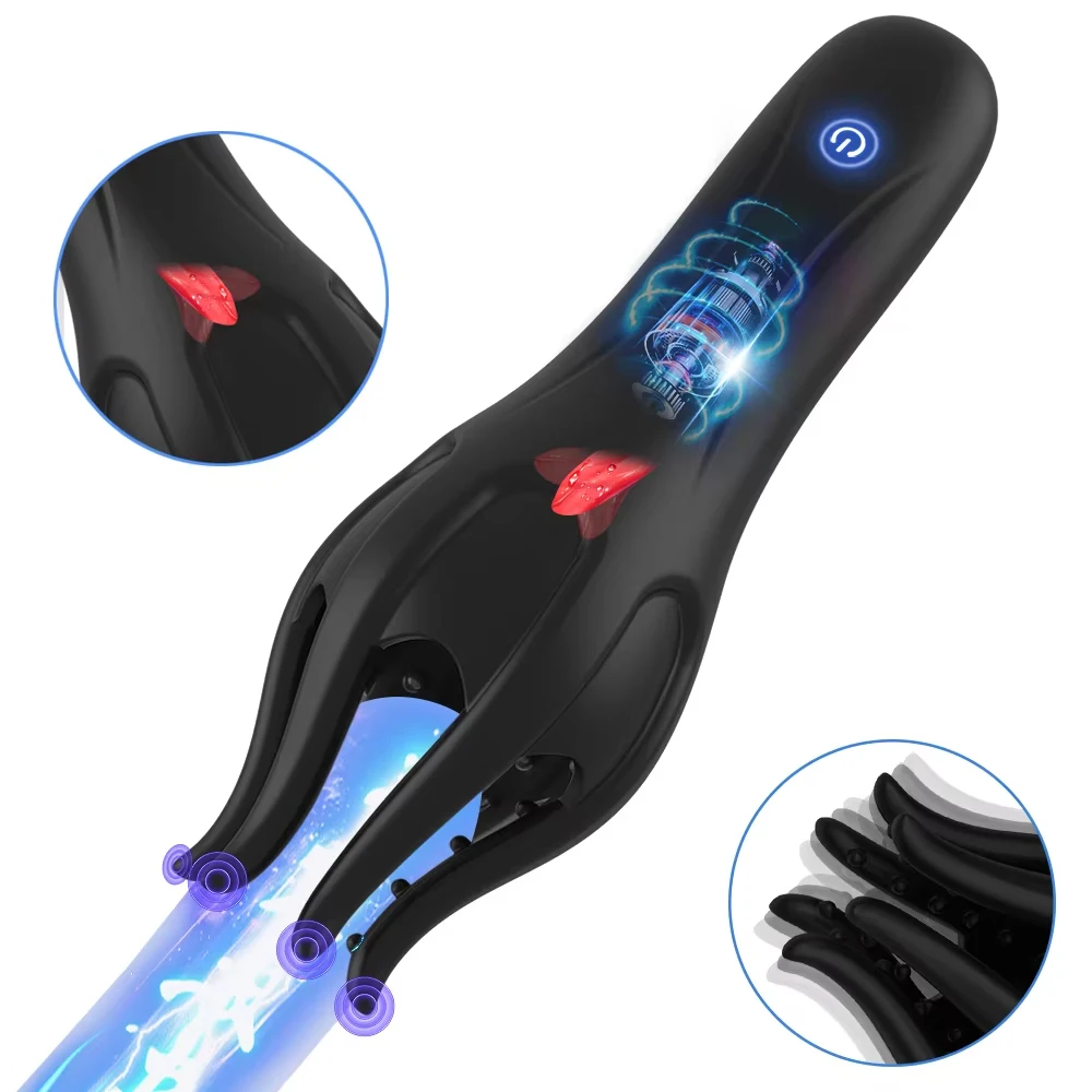 Glans Vibrating Licking Massager for Men