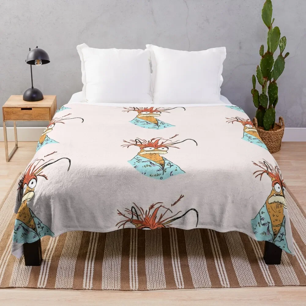 

pepe the king prawn. Throw Blanket Modern Design Soft Blanket for Home Decor