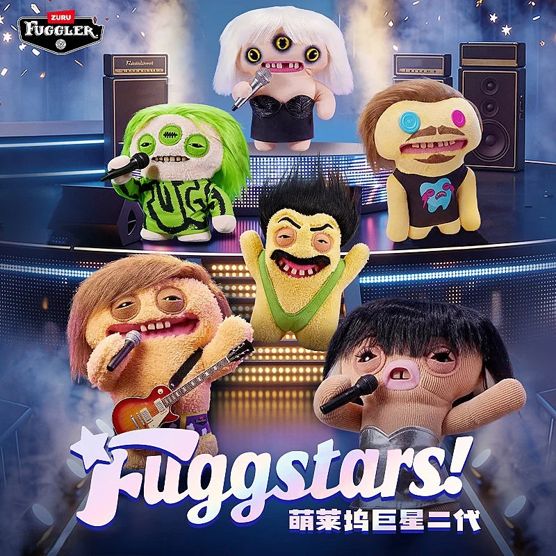 

Новая популярная плюшевая игрушка Fuggler Fuggsters: Уродливо-милый коллекционный монстр второго поколения для взрослых, декор для дома, подарок