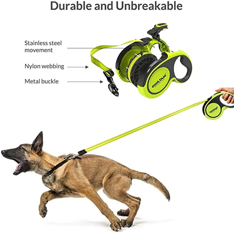5M Luxus-Hundeleinen, einziehbare Hundeleine für große und mittelgroße Hunde, Katzen, Welpen, Zubehör, kleines automatisches Verlängerungsband – Detail 16