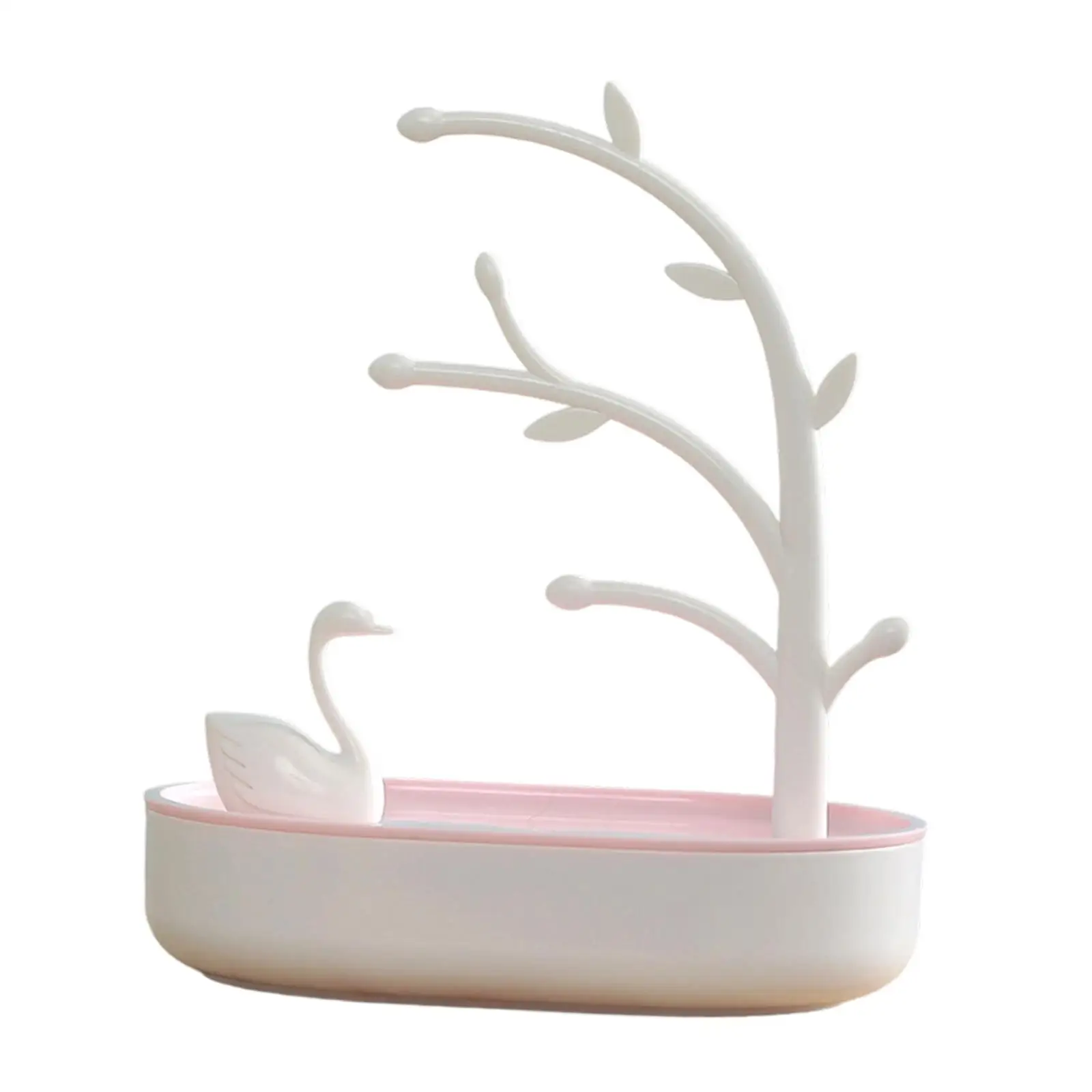 白鳥の湖 ジュエリーボックス 女性用 ジュエリーホルダー ネックレスホルダー ネックレス イヤリング オーガナイザー チャーム用ケース 旅行 記念日