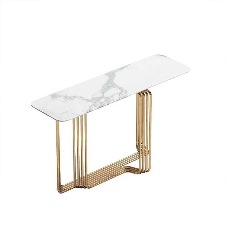 

Hot SalesHome Living Room White Modern Console Luxury Marble Pattern