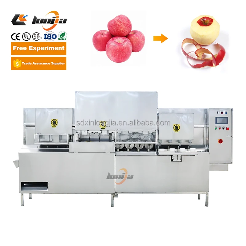 XINLONGJIA Industrial Electric Lemon Orange Apple Peeling Peeler Machine Fruit Peeling Machine With CE