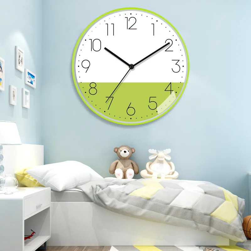 

Modern Table Wall Clocks Silent Restaurant Digital Study Wall Clocks Nordic Hands Plastic Home Decor Orologi A Campana MHBGZ