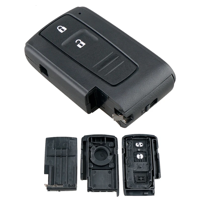 2 Knoppen Auto Remote Key Shell Auto Autosleutel Case Vervanging Geschikt Voor Toyota Prius Verso