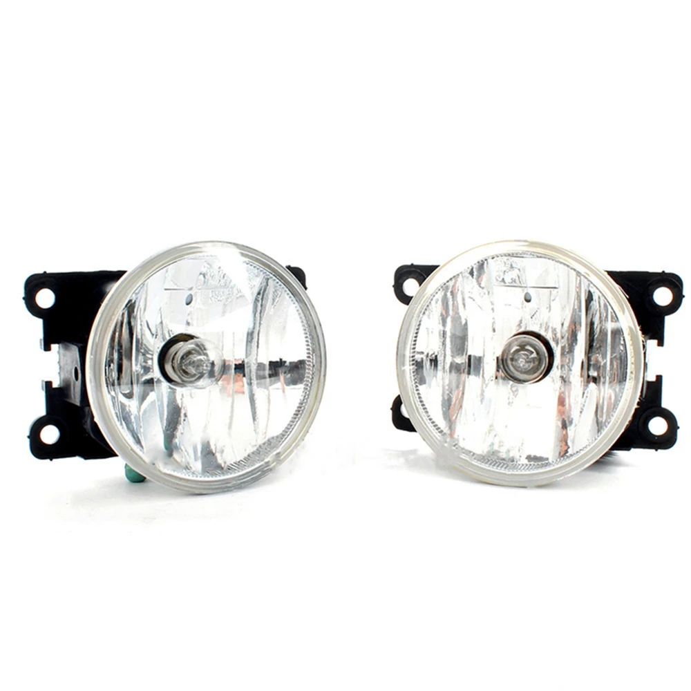 2Pcs For Peugeot 208 2012-2019  Front Bumper Fog Lights Driving Lamp with Bulb 9675450980 9410269911
