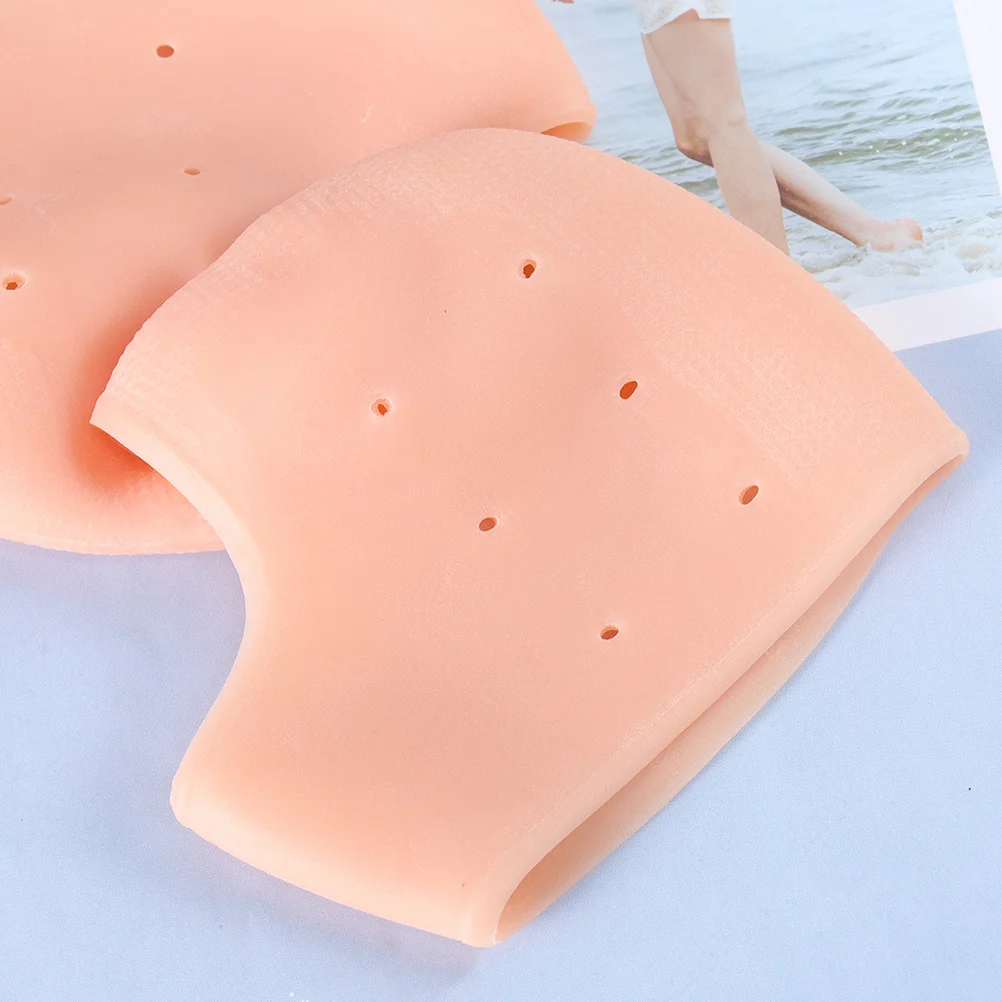 

1Pair Foot Care Heel Sleeve Cracked Skin Protection Flexible Comfortable Pain Relief Supportive