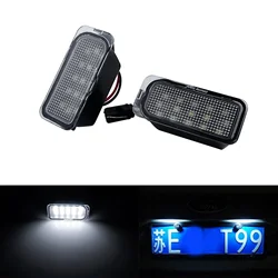 ANGRONG 2X White LED License Number Plate Light For Ford Tourneo Transit Connect Courier Custom Jaguar XJ XF 2008-2015