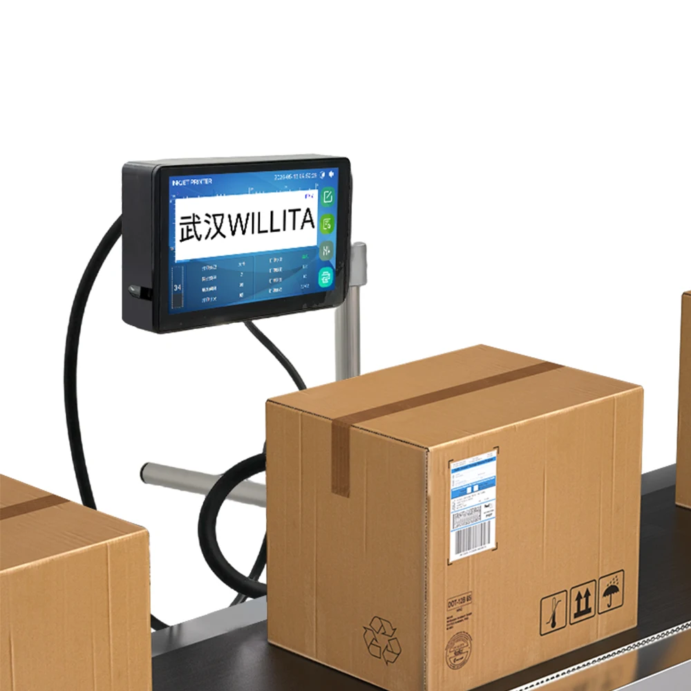 Willita Z100 Pro TIJ Factory Cheap Price Online Ink Jet Coding Machine Batch Coder Inkjet Printer Expiry Date Bottle Carton Box