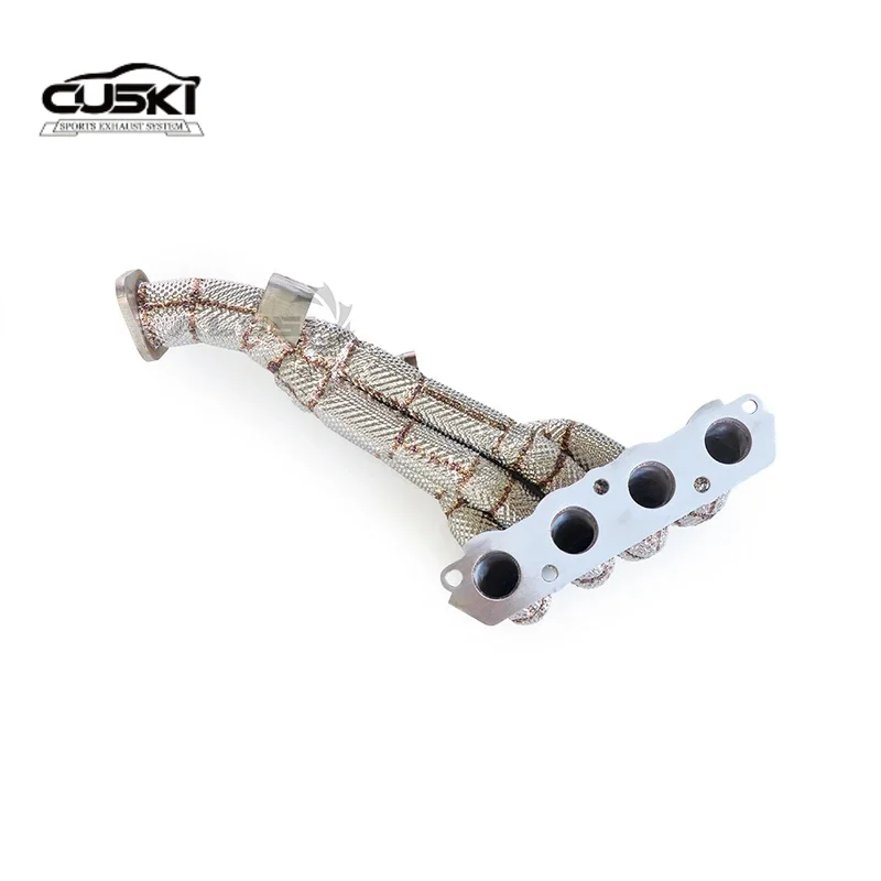 

Коллектор для гонок, подходящий для Mazda MX-5 ND 2.0 2018-2023, выхлопные фитинги из нержавеющей стали, выхлопная система