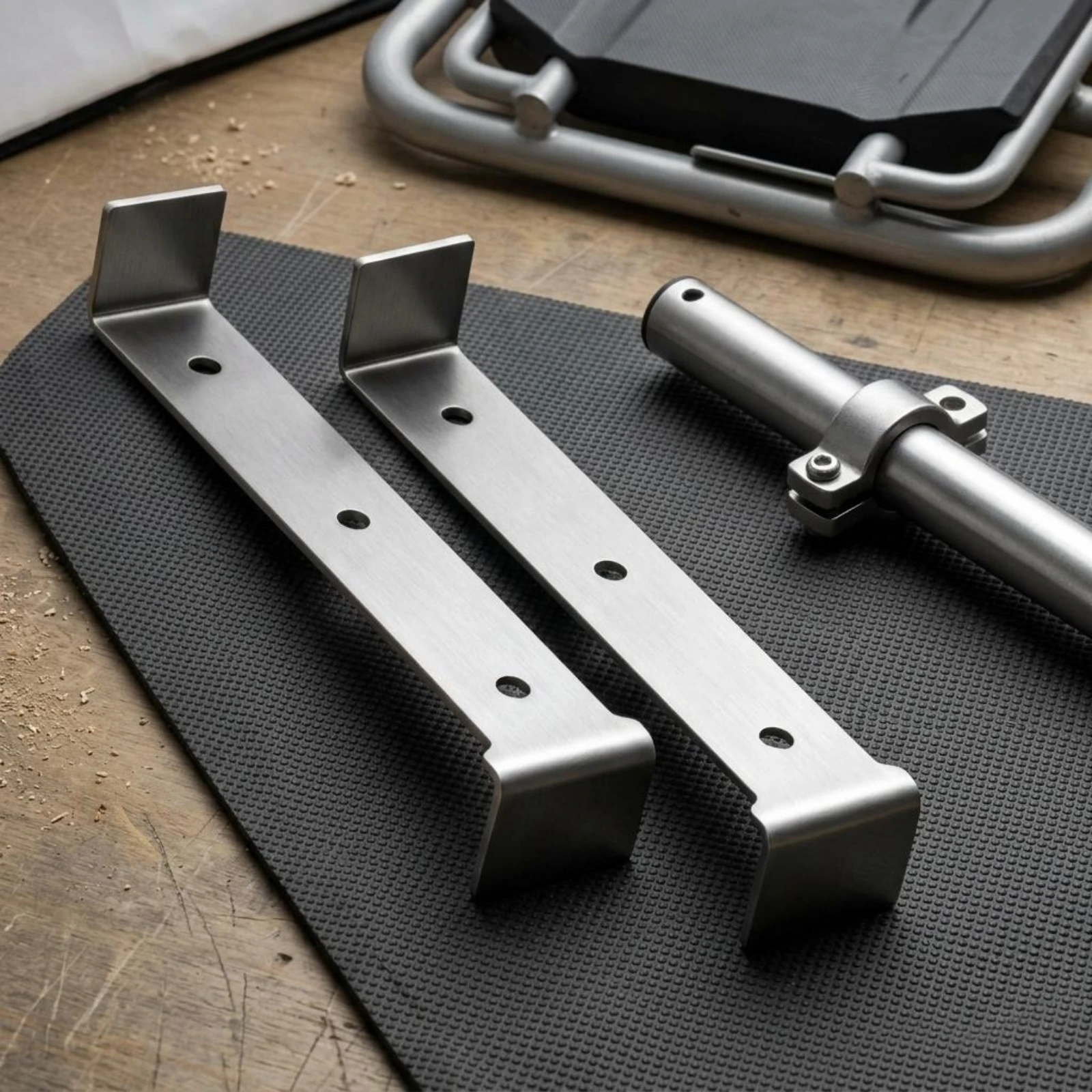 

Fishing Platform Extension Bracket 2.8 Mm Thick Stainless Steel Platform Bracket Boat Mount Bent Ends Outdoor Equipment