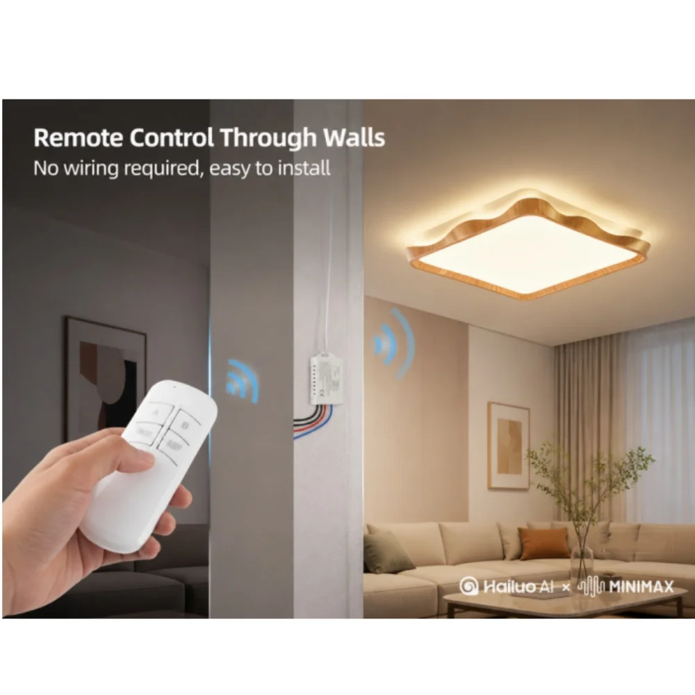 1/2/3 Way ON/OFF 220V RF radio waves Remote Control Switch Lamp Light Digital Wireless Wall Switch Receiver Transmitter