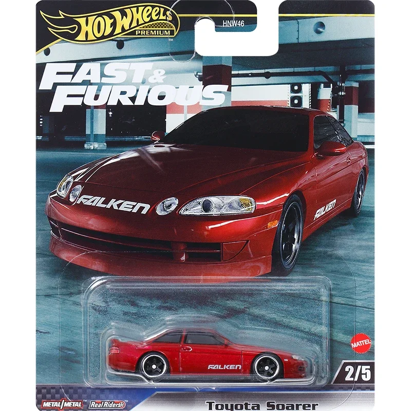 Official Hot Wheels Premium Car Fast & Furious Boy Toys 1/64 Diecast  Ford Mustang Boss Gran Torino Sport BMW Toyota Nissan Gift