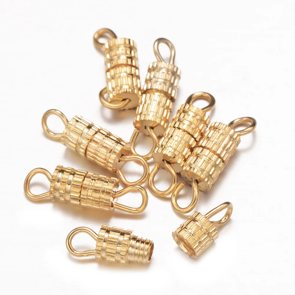 Copper Screw Clasps for Jewelry Making