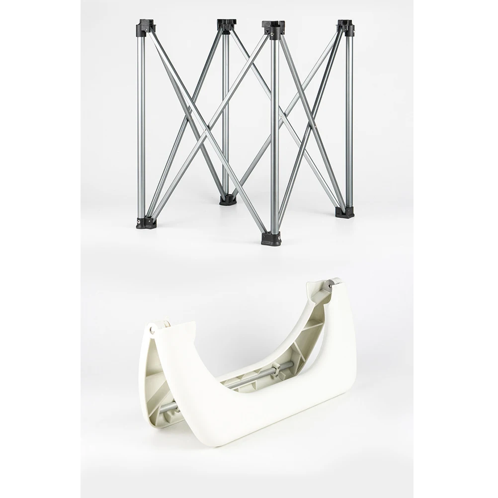 

Складной портативный туалет для кемпинга, походов и экстренных ситуаций, прочный, легкий, с подставкой, белый, многофункциональный, портативный