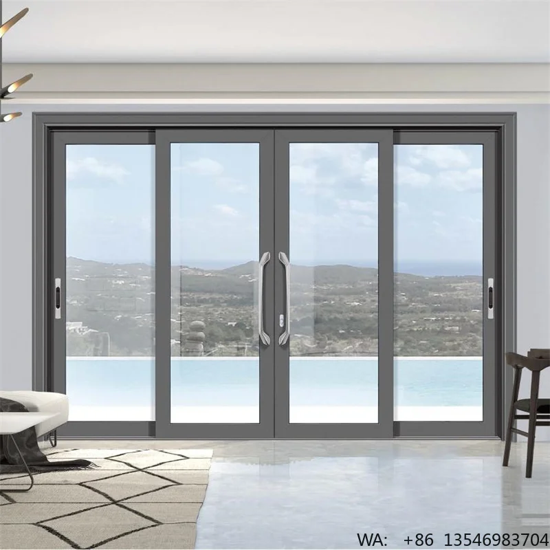 

Manufacturer White PVC Plastic Profile Frame Windows and Doors UPVC Double Glass Sliding Window