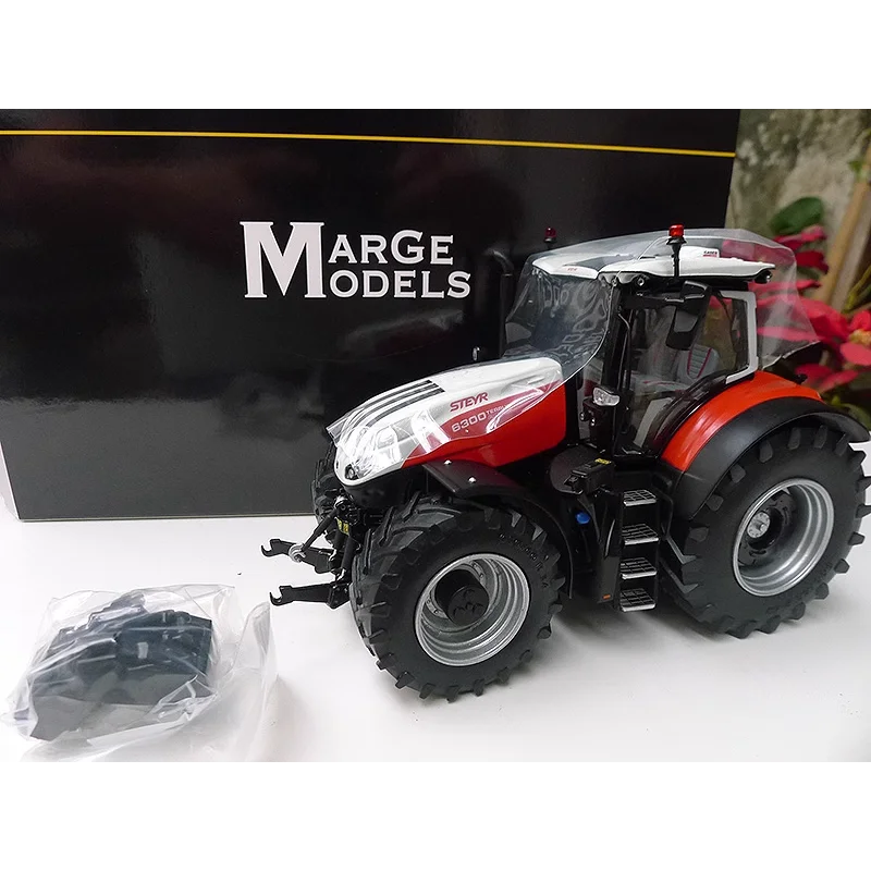 

Литые под давлением модели Marge, масштаб 1:32, 6300 CVT Ferrari, новый трактор, модель автомобиля из сплава, Коллекционная игрушка, подарок, сувенир, украшение для дисплея