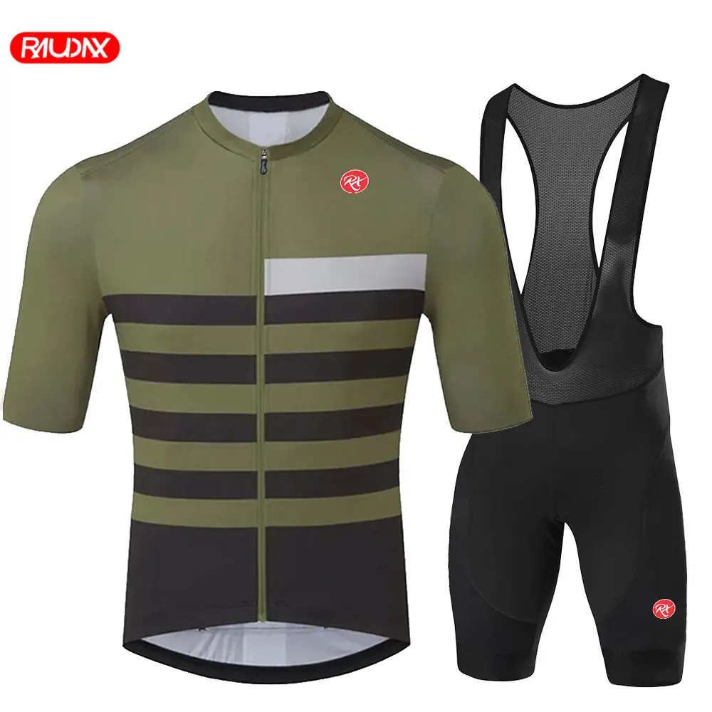 

2025 Summer Cycling Jersey Sets Short Sleeve Summer Pro Team Road Bike Cycling Clothing Breathable MTB Bicycle Bib Suit Ciclismo