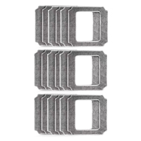 Cleaning Mops for ABIR WD8 Window Cleaner Robot,Reusable Washable Rags for Washing Windows Glass Spare Parts,6/ 12/ 18 pcs cloth