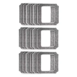 Cleaning Mops for ABIR WD8 Window Cleaner Robot,Reusable Washable Rags for Washing Windows Glass Spare Parts,6/ 12/ 18 pcs cloth