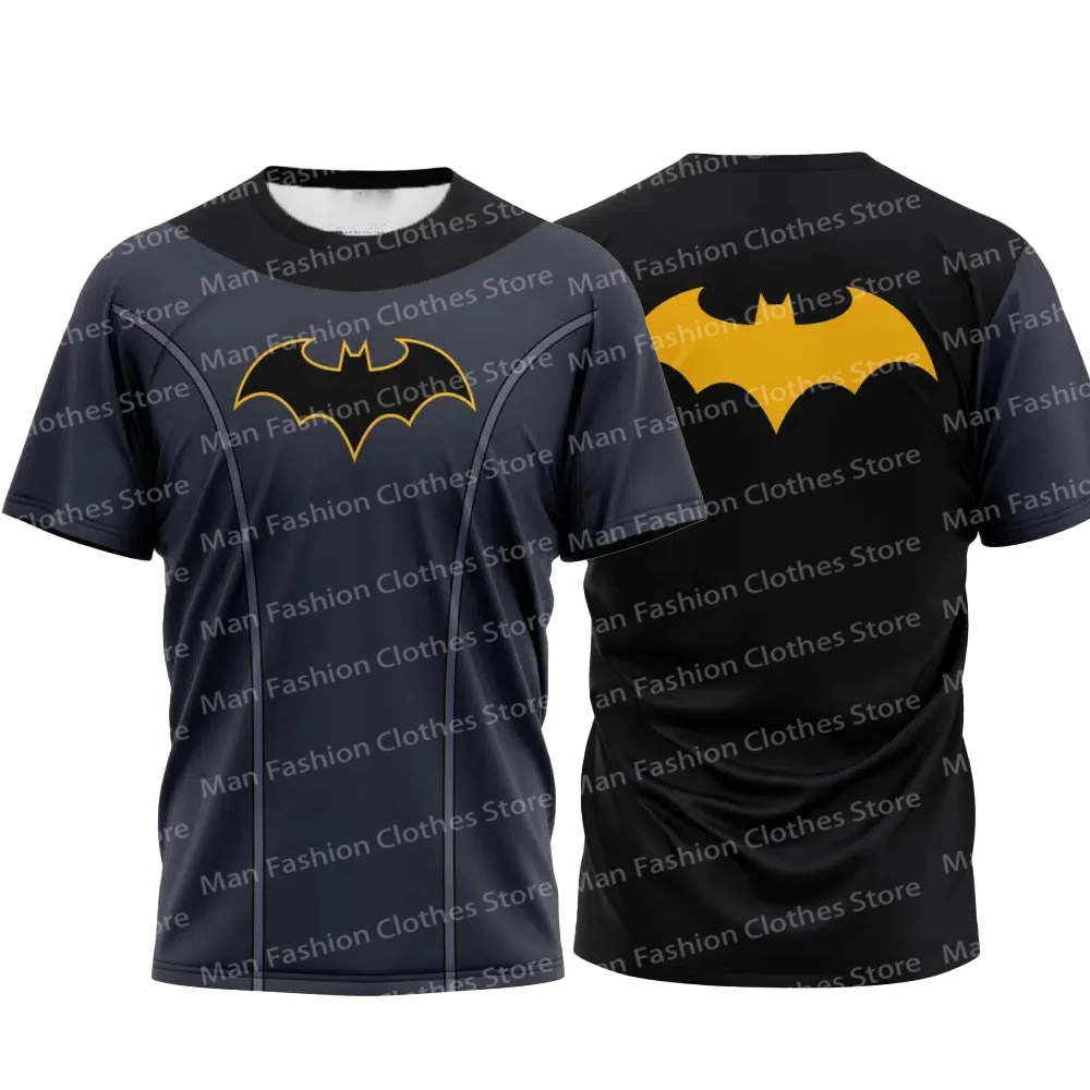 

Anime Men's Women T-shirt Batman DC Comics T-Shirt Short Sleeve Men Women T-shirt Clothing Fashion Boys Short Sleeve Streetwear
