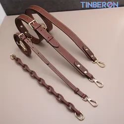 TINBERON Leather Luxury Bag Strap Replacement DIY Handbag Handle Strap Crossbody Shoulder Bag Strap Adjustable Strap Accessories