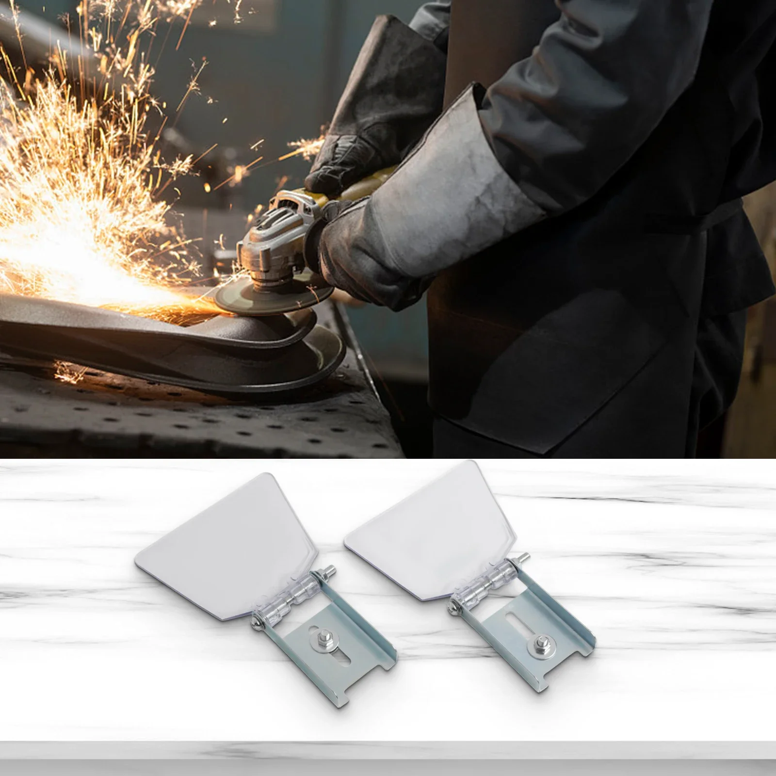 

Защитный кожух для настольного точильного станка, для безопасных шлифовальных работ, из нержавеющей стали