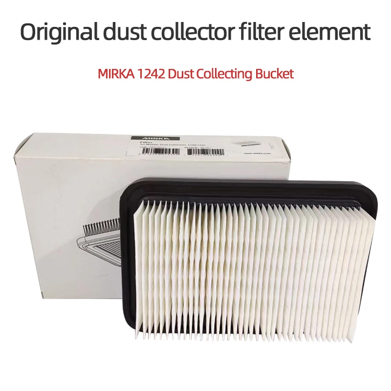 Finland MIRKA 1242 Vacuum Cleaner Filter Element Industrial Dust Collector Dust-free Dry Grinding Dust Bucket Filter Accessories