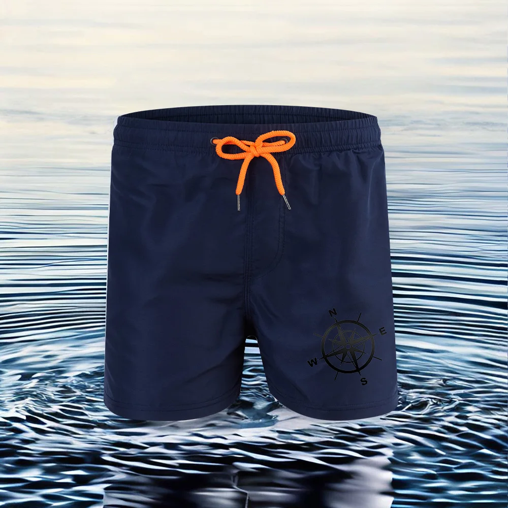 men's shorts Summer 3D Compass pattern print Hawaiian shorts Breathable quick drying shorts man short for man sea Men's clothing