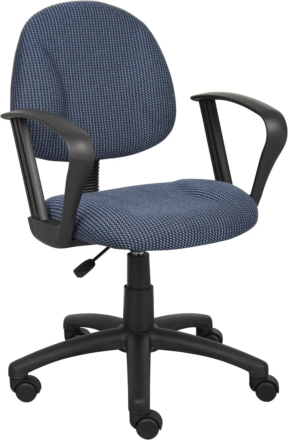 Sedia operativa In tessuto Delux con postura perfetta con anello A In blu