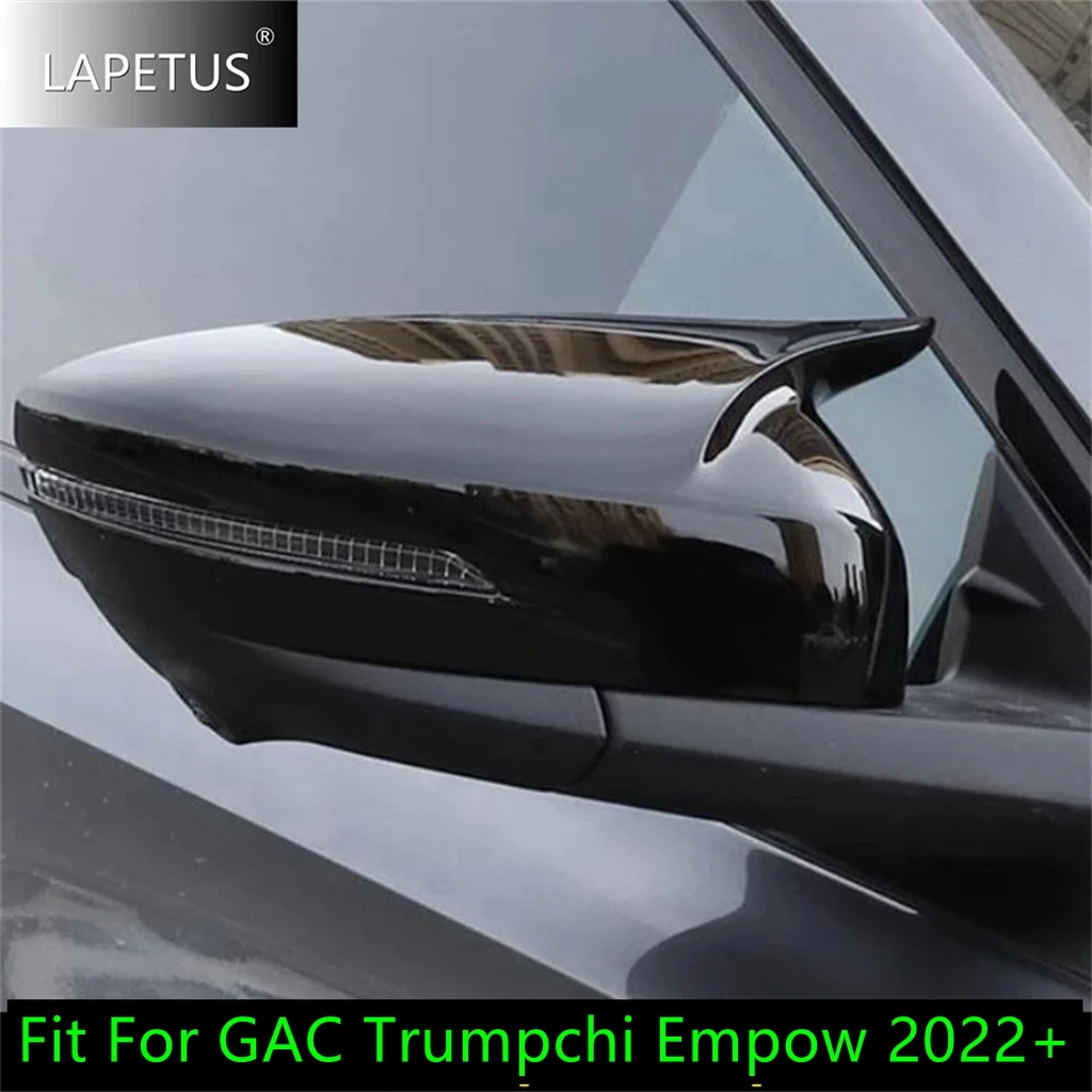 

For GAC Trumpchi Empow 2022 2023 2024 Car Rearview Mirror Cap Shell Decor Protection Cover Trim Black Accessories Exterior Refit