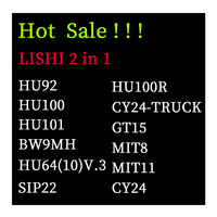Hot Sale LISHI 2in1 2 in 1 HU92 HU100 HU101 BW9MH HU64(10)V.3 SIP22 HU100R CY24-TRUCK GT15 MIT8 MIT11 CY24 Locksmith Tool