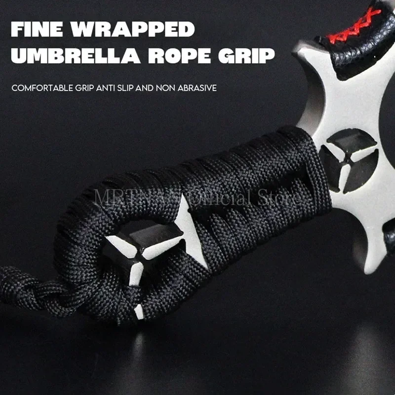 مقلاع معدني للرماية بالليزر للصيد في الهواء الطلق، حبال عالية الدقة، المنجنيق #4