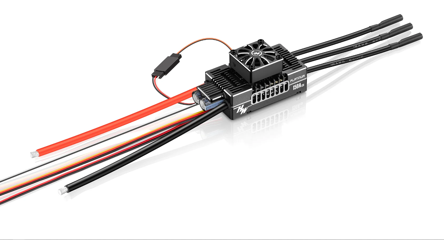 Hobbywing Platinum V5 80A 120A 150A 3-8S Brushless ESC controllo della velocità elettrico uscita BEC commutabile per elicottero RC ad ala fissa