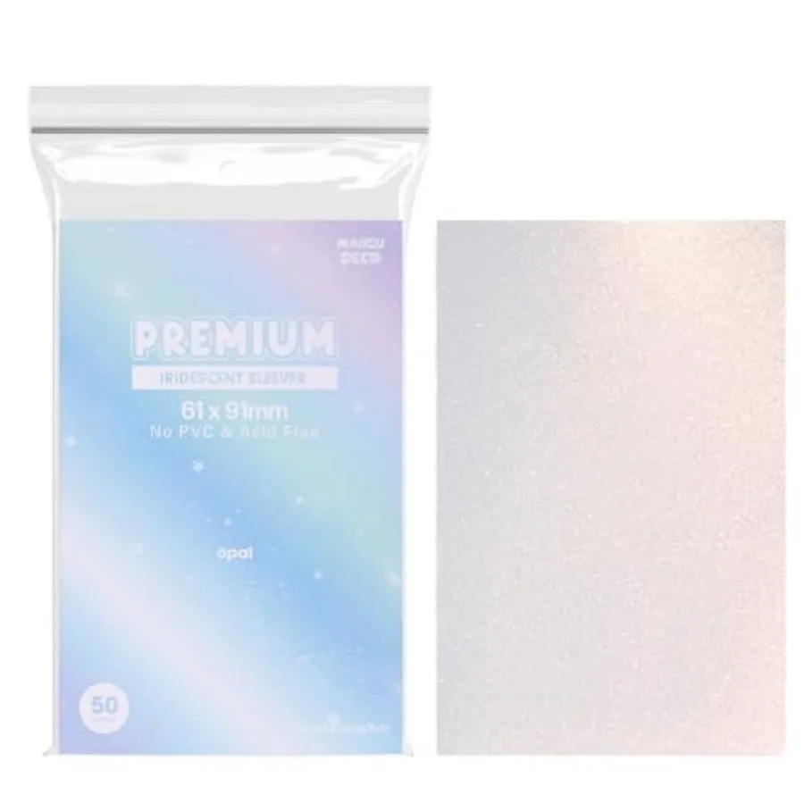 

Opal Pearlescent Shimmer Sleeve, Polypropylene Card Protector for Kpop Album Photocards, PVC Free and Acid Free, 50 Sleeves Per