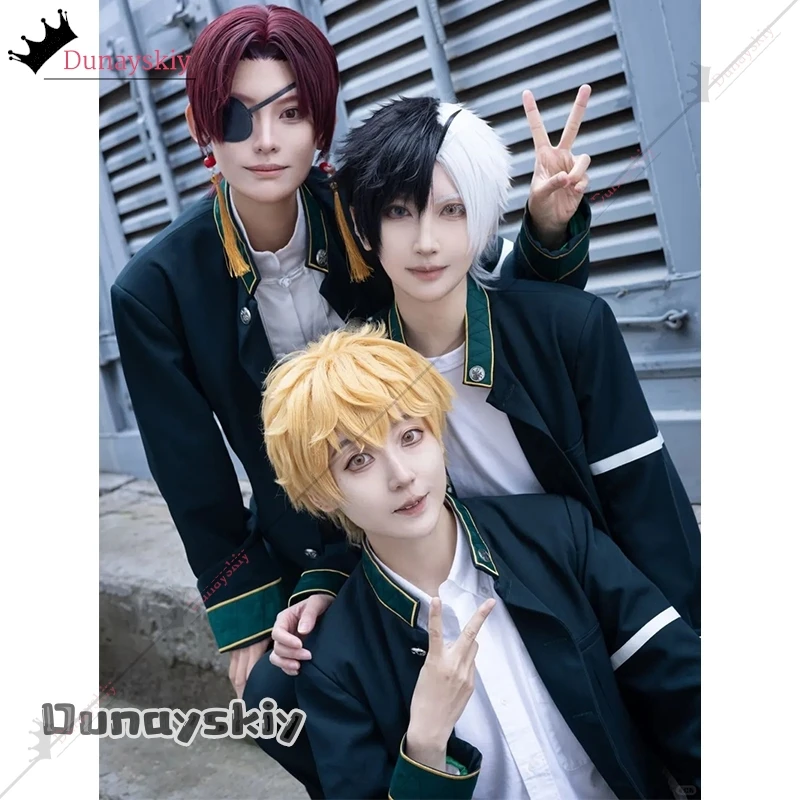 

YiNuo*/Anime Cosplay Costume School Uniform for Comic Con Hayato Suo/Hajime Umemiya/Haruka Sakura/Kyotaro Sugishita Disguise