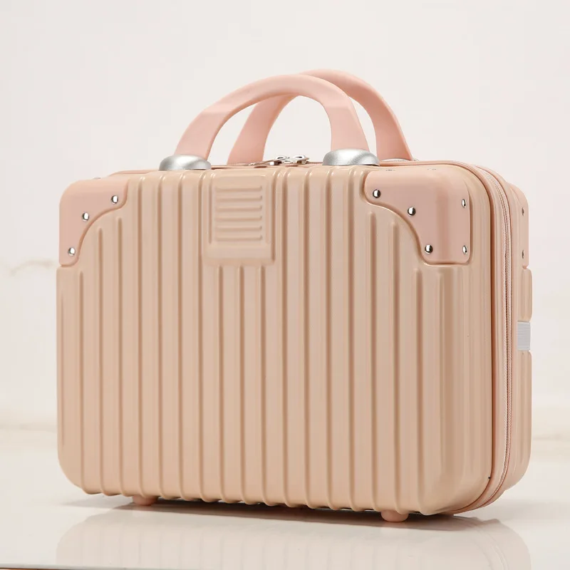 Cosmetic Suitcase, 14 Inch Suitcase, Female Companion Gift Box, Suitcase, Carrying Bag, Storage Case for Students