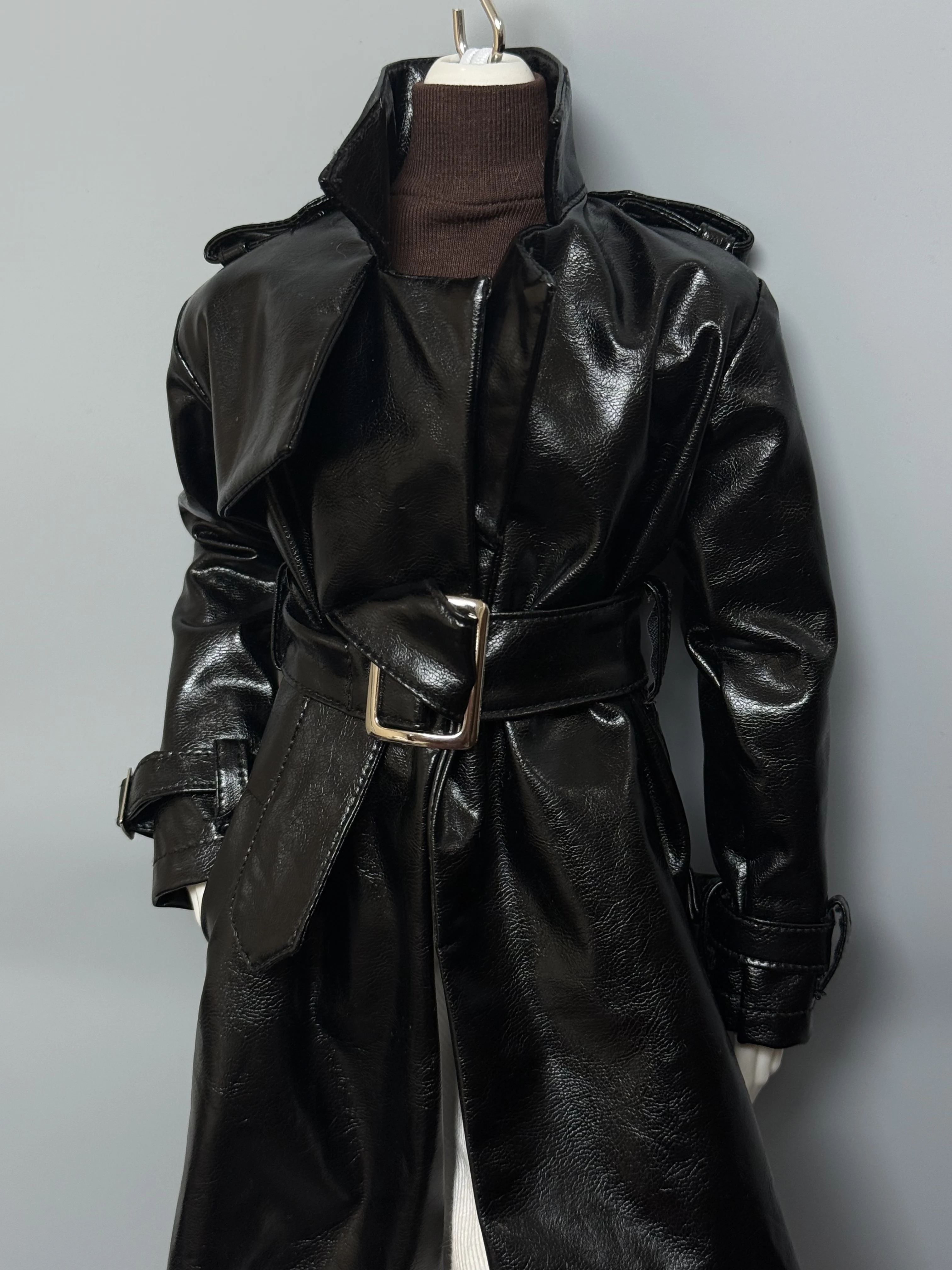 No Doll New 30/45/60cm Doll's Clothes for 1/3 1/4 1/6 Bjd Doll leather jacket Diy Girl Toys Dress Up Doll Accessories