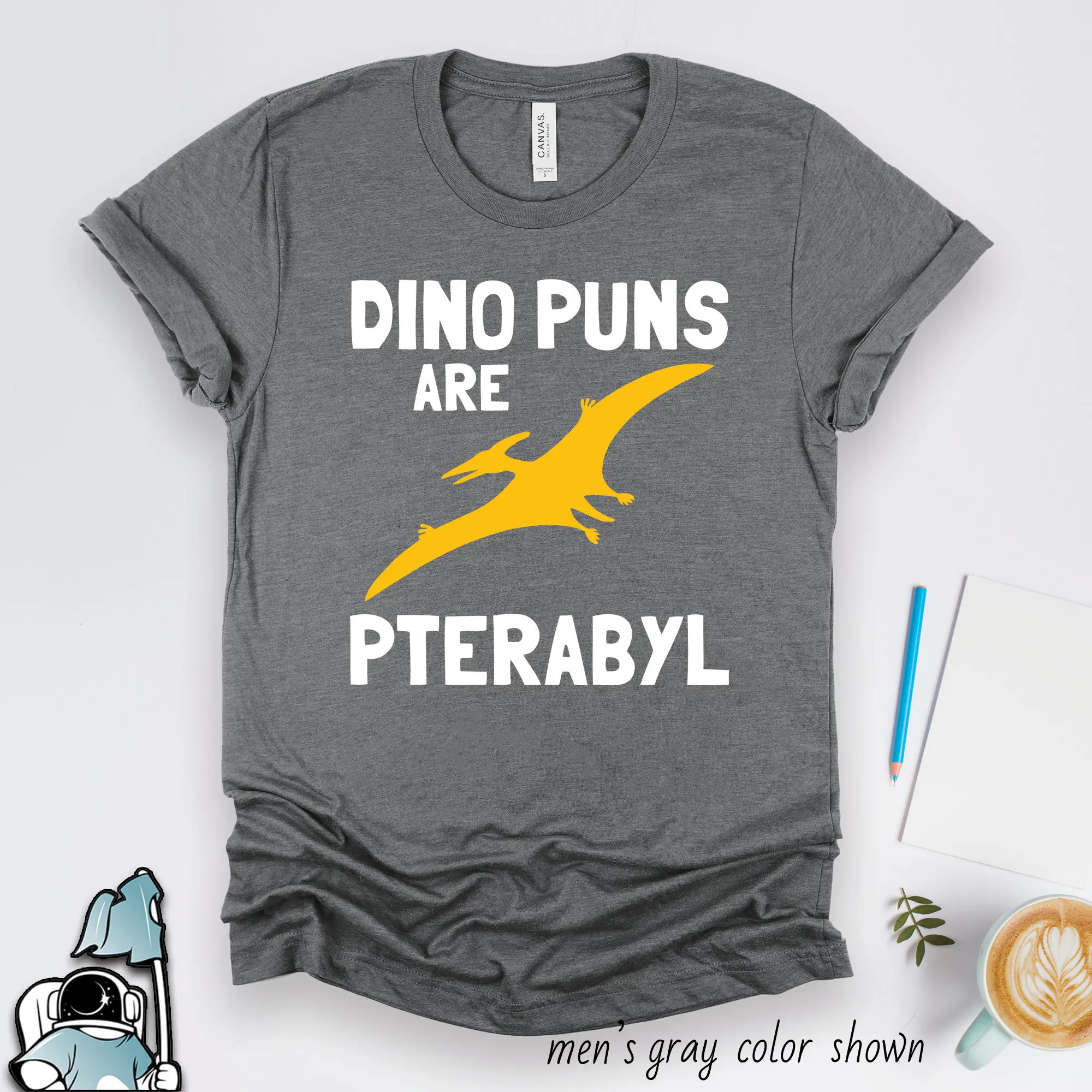 Dino Puns Pterodactyl T Shirt Dinosaur s Art Funny Animal Lover Birthday Party