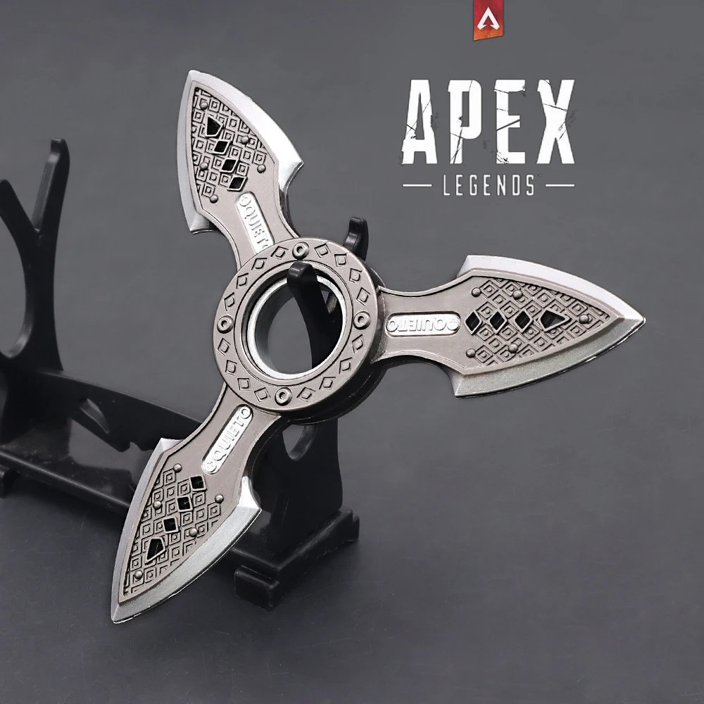 Apex Legends Heirloom 10cm Luminous Rotatable Dart Keychain Game Weapon Sword Model Evil Spirit Rotating Throwing Dart Keychain