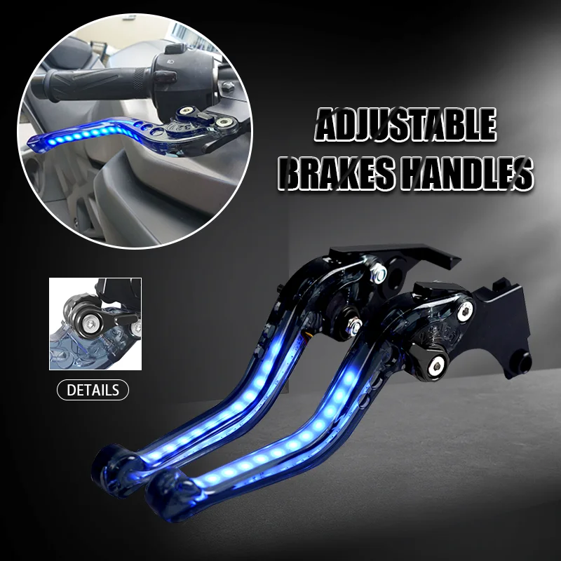 

Motorcycle Accessories For XMAX300 XMAX400 X-MAX 250 125 2016-2024 Always-on Signal Turn Light Brake Clutch Lever Handle Grips