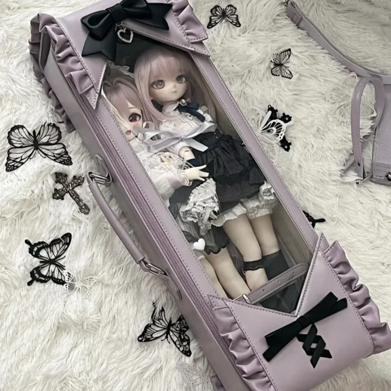 

Only Doll Bag Original Design Y2k 1/4 Bjd Doll Bag Outdoor Crossbody Doll Bag Ball Jointed Doll Backpack Dolls Accessories Gifts