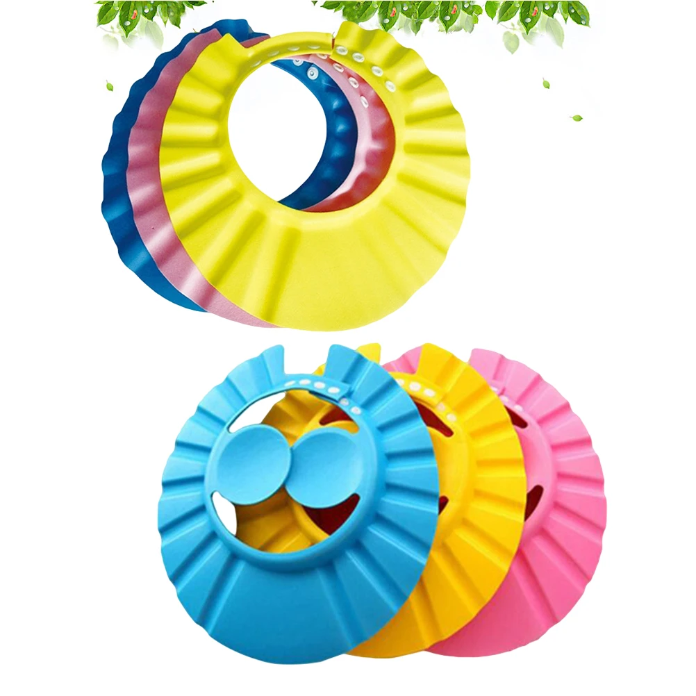 

6 PCS Bathing Shampoo Toddler Hat Shower Caps Kids for Babies Hair Care Baby Essentials Visor Wash