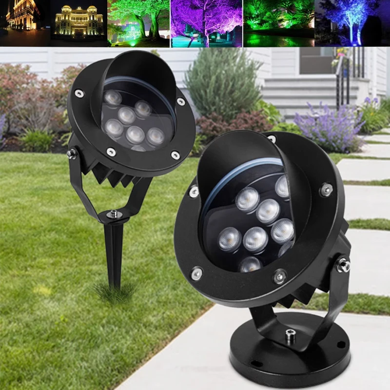 High Power LED Tuinverlichting 3W 6W 10W 12W 18W Outdoor Gazon Lamp waterdicht IP65 Yard Path Spots AC85-265V DC12V