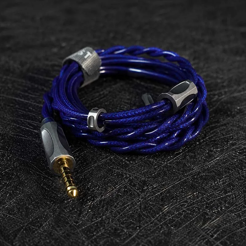 TRKAPLST-50 7N OCC versilbertes Kopfhörerkabel 2,5 3,5 4,4 mm symmetrisches Upgrade-Kabel für IE900 0,78 mm versenktes 2-poliges MMCX HIFIMAN – Detail 15