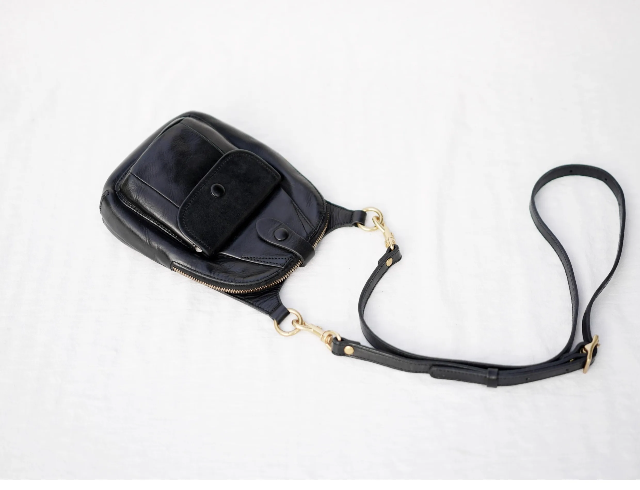 Outdoor Casual Luxus echtes Leder Damen Telefon Umhängetasche Wochenende Party handgemachte Kuh Leder Damen Umhängetaschen – Detail 9
