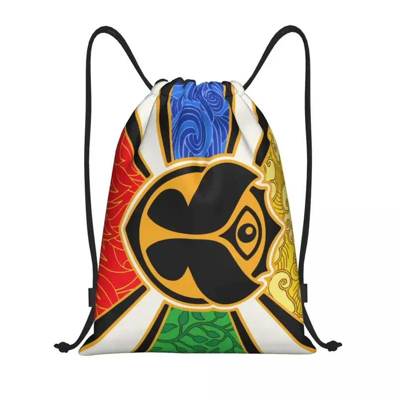 

Custom Tomorrowlands Flag Drawstring Bag Men Women Foldable Gym Sports Sackpack Training Storage Backpacks