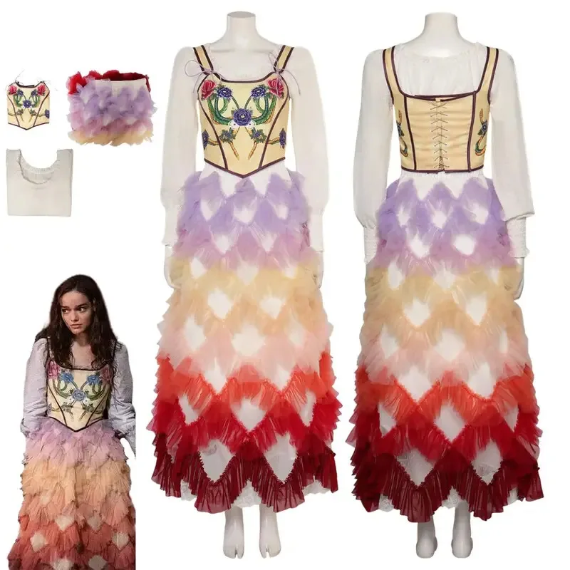 Sky05 Lucy Grey Baird Cosplay De Honger Cos Games Vermomming Kostuum Fantasia Volwassen Vrouwen Tops Jurk Outfits Vrouwelijke Hallowe99JIu @