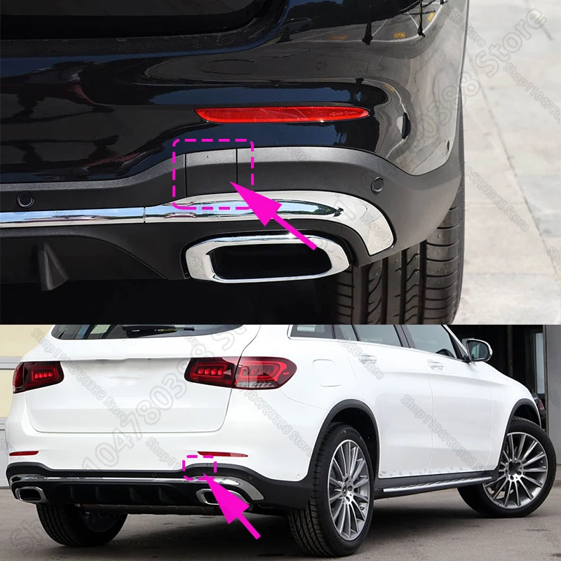 المصد الخلفي سحب هوك غطاء غطاء 2538851706 ل 2020-2022 X253 مرسيدس بنز GLC300 GLC43/63 AMG GLC350e